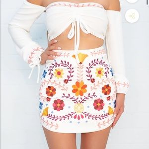 Catrina Embroidered Skirt